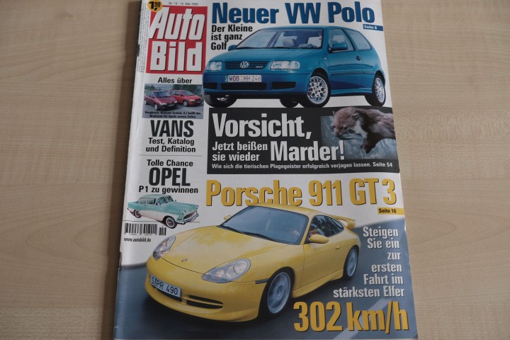 Deckblatt Auto Bild (19/1999)